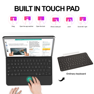 高品质长时间无线智能触控板键盘T89S，适用于11英寸Ipad Pro <span class=keywords><strong>1</strong></span> <span class=keywords><strong>2</strong></span> 3 4和Ipad Air 4 5 6