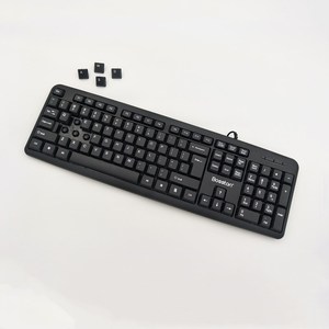 シンプルさと実用性USBワイヤードキーボードマウスキットオフィスゲーム用2で1 - Product Image 3
