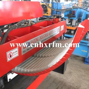 Customizable 380v 7.5kw Feed Thickness 0.3-0.8mm Trapezoid Metal Roofing <strong>Forming</strong> <strong>Curving</strong> <strong>Machine</strong>