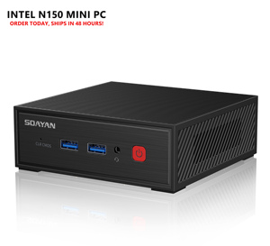 SOAYAN Factory NUC Barebone Mini PC Quadc CoreIntel N150 Mini PCs DDR4 RAM for Home Office Business Small Desktop <strong>Computer</strong> - Product Image 1
