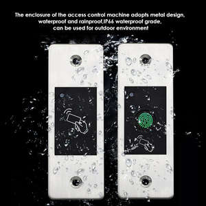 <span class=keywords><strong>9</strong></span>-18V RFID okuyucu anahtarsız kapı açacağı Metal erişim kontrolü tarayıcı 800 kullanıcılar Mini IP66 su geçirmez gömülü parmak izi okuyucu