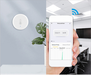 Tuya Smart <strong>ZigBee</strong> 3.0 Smart <strong>Temperature</strong> and Humidity <strong>Sensor</strong> Battery Powered Security With Tuya Smart Life App Alexa - Product Image 4