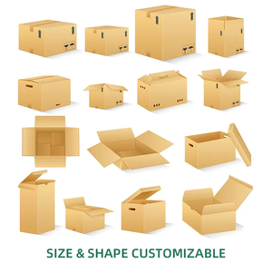 基本矩形嵌套盒牛皮纸工艺品礼篮礼品盒 - Product Image 5