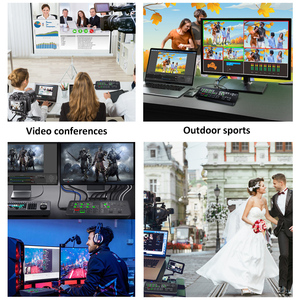 Conmutador de Producción de Video 4K SDI transmisión en vivo controlador de VMIX DE DATOS HD portátil conmutador de video barato transmisión en vivo - Product Image 5