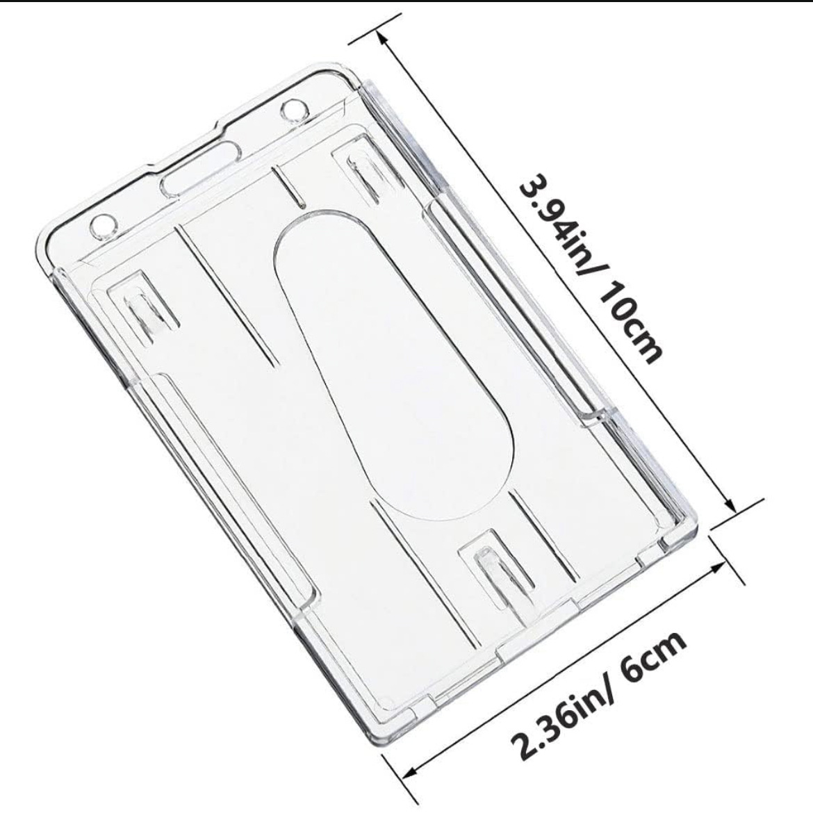 PS light card sleeve, vertical