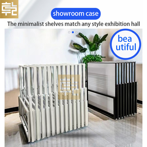 New 120x60 gốm Kệ bảng điều chỉnh đẩy-kéo trượt xoay gạch hiển thị giá đứng dễ dàng để sử dụng đứng kệ trưng bày - Product Image 3