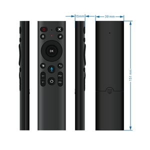 OTT Tv Box Universal Remote air <strong>Keyboard</strong> Q5+ Plus Wireless air Mouse 2.4G+ Voice +Gyro Full-<strong>key</strong> Infrared Learning Function - Product Image 3