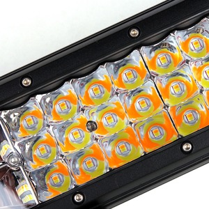 7D 20นิ้ว288วัตต์ LED Light Bar 5โหมด Combo Bar กันน้ำ IP67รถเรือปิดถนนระดับสีเหลืองขับรถทำงานแสง