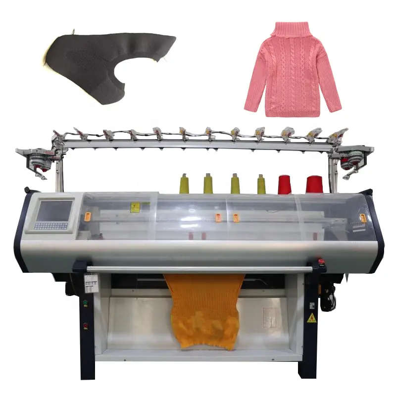 Machine à tricoter pour pull industriel en tricot plat pour chaussures d'automatisation Prix
