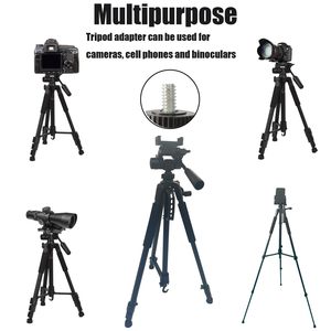 Tripod berburu portabel, tongkat penyesuaian, kolom tengah 25 "-68" Panjang kaki dapat disesuaikan, dukungan aluminium, kepala Yoke V - Product Image 4