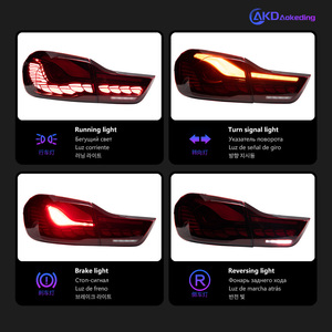 BMW için AKD araba işıkları F32 kuyruk işık 2012-2019 F82 LED kuyruk lambası F36 M4 GTS 428i 435i DRL dinamik sinyal otomotiv aksesuarları - Product Image 3