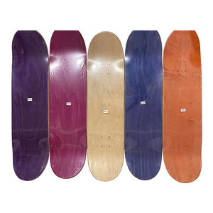 Özel leke kaykay güverte boya rengi ile 100% kanadalı akçaağaç düşük adedi yüksek kalite lekeli boş güverte - Product Image 2