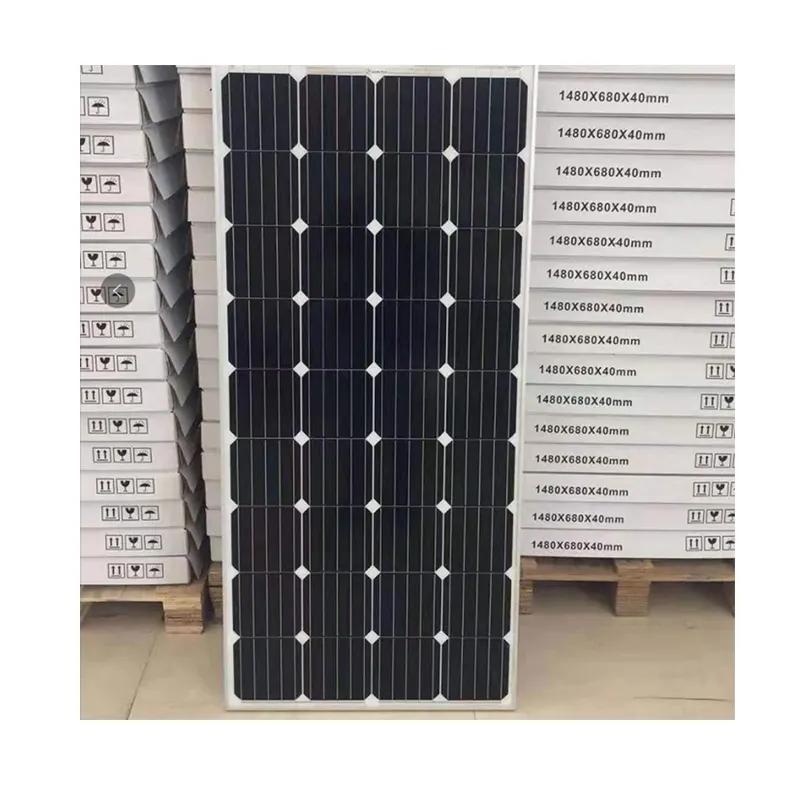 150w अच्छी साई के लिए monocrystalline सिलिकॉन सौर पैनल कोशिकाओं भंडारण बैटरी सौर पैनल