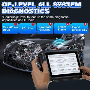 VDIAGTOOL VD70 Lite Cars Diagnostic Tools Bi-Directional Control OBD2 <strong>Scanner</strong> Code Reader ECU Coding Key <strong>Programming</strong> 31+ Resets - Product Image 4
