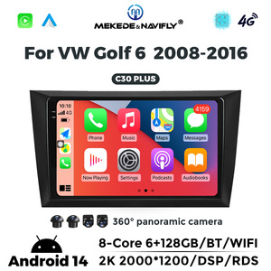 Navifly car DIN Stereo Car-play Auto 2K Car Audio System para VW Golf Soporte GPS DSP BT 360 Cámara AV Salida wifi - Product Image 2