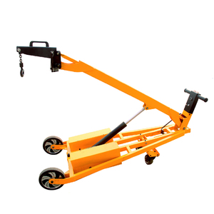 Carretilla elevadora plegable para camión, grúa de abrazadera de olecranon pequeña de empuje manual, tipo de abrazadera de barril multifuncional para carga y descarga - Product Image 4