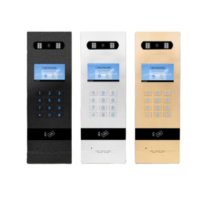 Tuya TCP/IP connessione funzione UI LOGO personalizzato HD Touch Screen telefono porta Multi appartamento sistema di interfono Video per la costruzione - Product Image 1