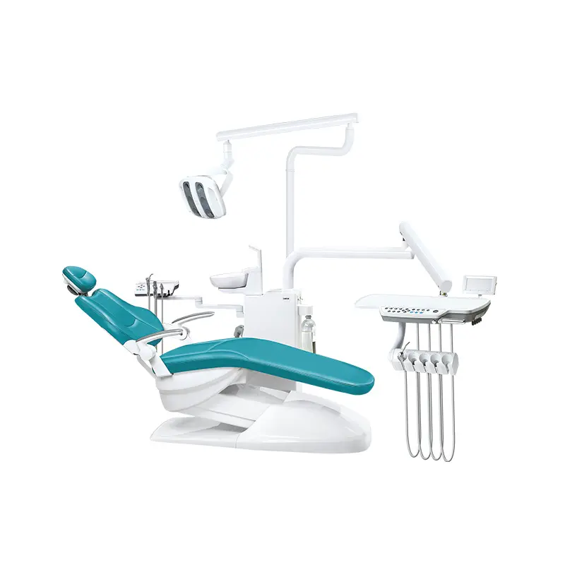 Cadeira dental de fojian scs s670, unidade dental de luxo de boa qualidade