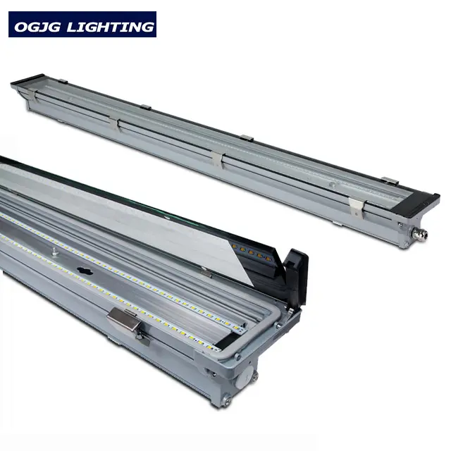 OGJG custom factory 1.2m triproof illuminazione IP67 della copertura di vetro temperato ha condotto la luce impermeabile led Tri-prova di Luci