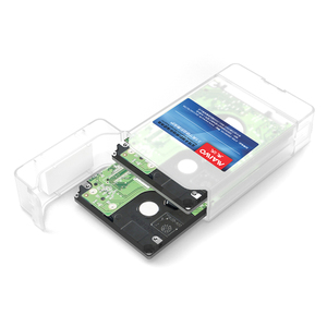 MAIWO KP0072 2ベイ9.5mm SATA HDD保護ケース2.5 \ "プラスチックボックスシェルハウジングエンクロージャ - Product Image 6