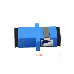 Adaptador de fibra óptica SC UPC/APC Metal/plástico Simplex/Duplex con conector FC Precio moderado para redes 4G 3G TCP