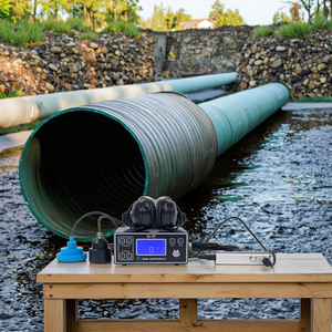 C17 Eficiente portátil 100-7500Hz Detector de fugas de agua de tubería Máquina de inspección de tuberías Equipo de prueba - Product Image 1