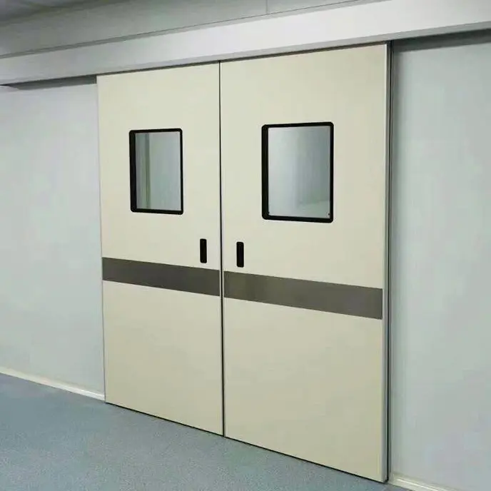 Customized Size Factory Supply Steel Door Cleanroom Door Smart Design Popular Sell Laboratory Door