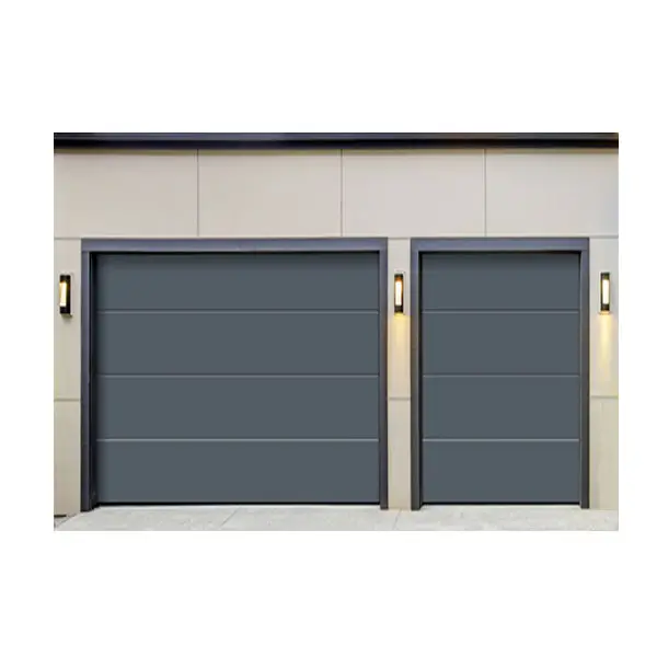 Porte de garage isolée en acier galvanisé prix de gros porte de garage sectionnelle en acier inoxydable pour la maison