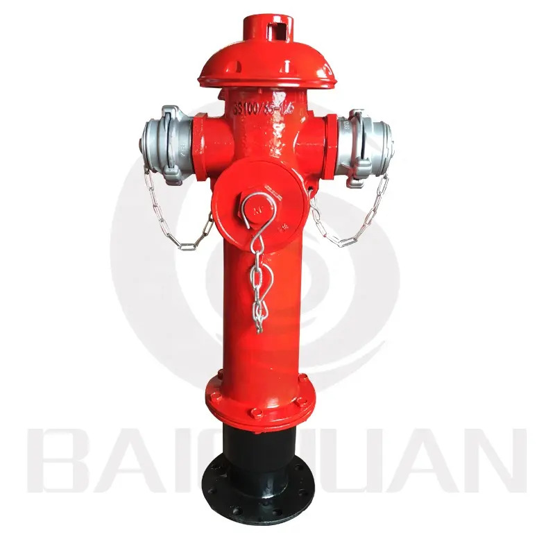 100*2*65mm yangın musluğu/açık havada tipi yangın hidrant fiyatları listesi zincirleri