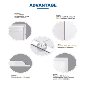 1200Mm X 150Mm 1200X300 1200Mmx600Mm 1200*600 Square Ip67 <strong>Diy</strong> <strong>Led</strong> Cleanroom Module Ceiling Panel Light 40W - Product Image 4