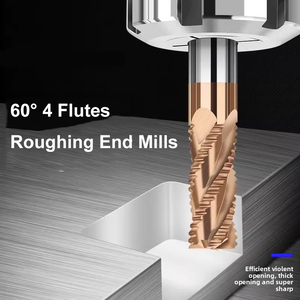 12mm cacbua vonfram gia công thô cuối nhà máy cho thép cắt sóng, dài chiều dài để loại bỏ Cổ Phiếu nặng - Product Image 5