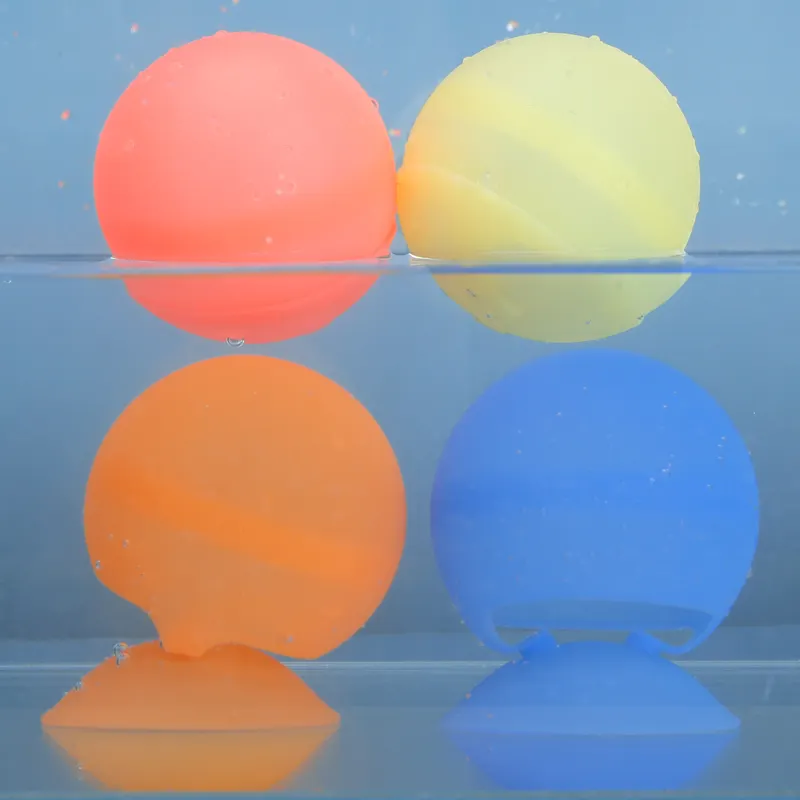 Bombes d'eau pour piscines écologiques auto-scellantes pour enfants, jouet amusant réutilisable, ballon à eau en silicone