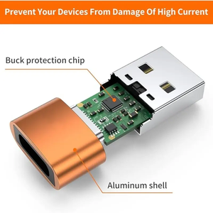 อะแดปเตอร์แปลงอะแดปเตอร์แปลง USB Type C ตัวเมียเป็น USB ตัวผู้เป็นตัวเมียสำหรับแท็บเล็ต - Product Image 4