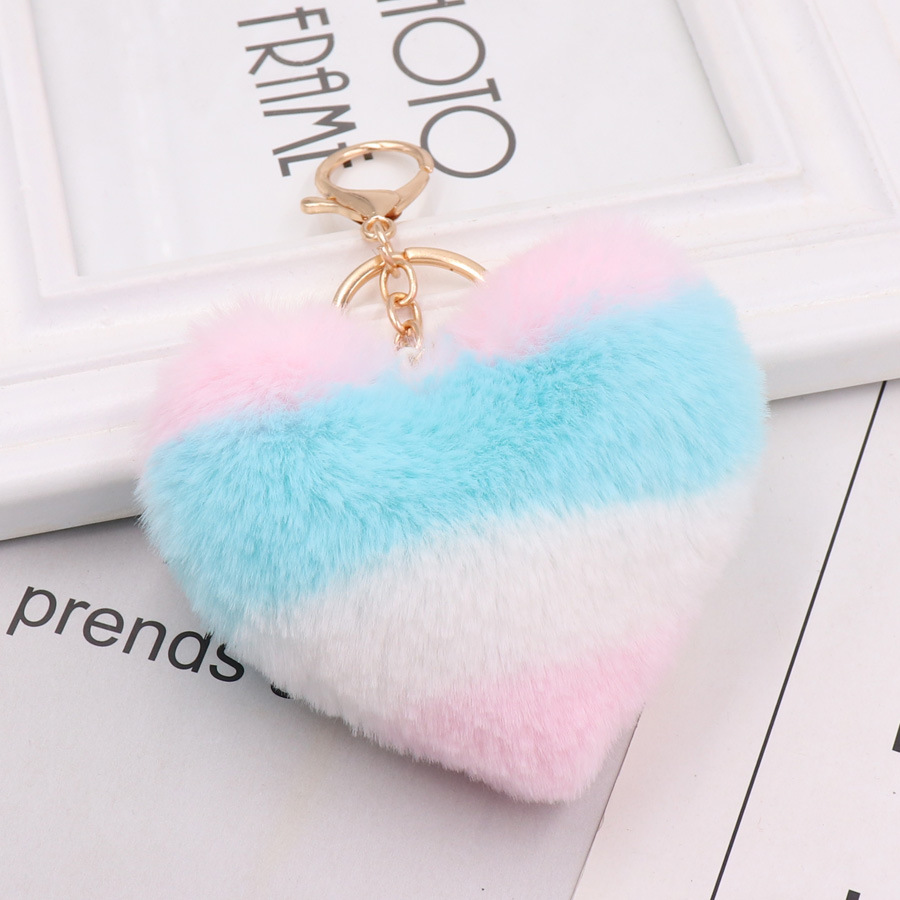 heart-shaped pink-blue-white