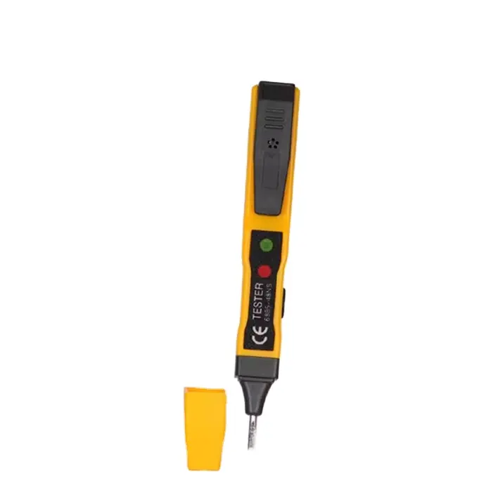 Bolígrafo de prueba eléctrico sin contacto 126*3Mm bolígrafo probador de voltaje bolígrafo eléctrico de inducción de detección de punto de interrupción con pantalla