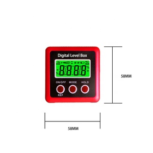 Portable Mini Cube Aluminum Gauge <strong>Digital</strong> <strong>Level</strong> Box Angle Gauge Protractor With Strong Magnet Force - Product Image 2