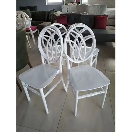 Высококачественные белые наружные пластиковые садовые стулья, пластиковые стулья из смолы, дешевые столы и стулья для вечеринок на продажу
