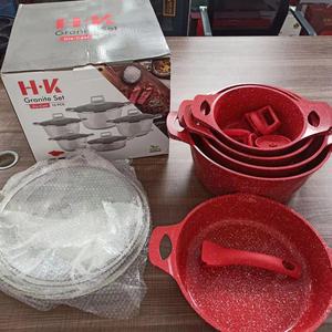 厨具不粘炊具铝锅压铸铝不粘砂锅套装，家用锅套装厨房套装 - Product Image 6