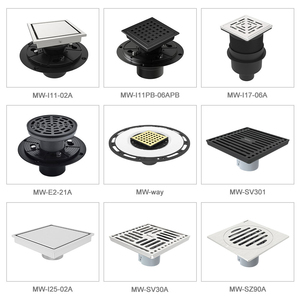 โมเดิร์นสีดำสีเทา slivery อุปกรณ์อาบน้ำในห้องน้ำทองเหลือง<span class=keywords><strong>4</strong></span>นิ้วป้องกันกลิ่น304 SUS 316สแตนเลสท่อระบายน้ำ - Product Image 3