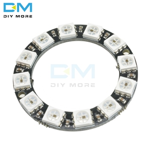 WS2812 WS2812B RGB-LED-Ring 12 Bit RGB LED-Punkt Integriertes serielles Treibers teuerung modul für Arduino I2C-Controller