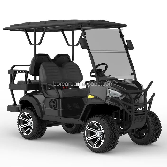 Nouveau design d'usine Voiture de golf buggy de chasse électrique 4 places avec certification CE DOT