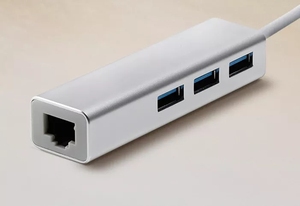 Unità gratuita 4 in 1 USB a Gigabit scheda adattatore rete Ethernet 3 porte USB Hub Usb3.0 a 1000M Rj45 3 Usb3.0 HUB CE - Product Image 4