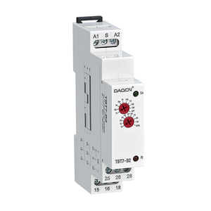 DAQCN TBT7-B2 AC220V DINレール遅延オン単機能タイマータイムリレー - Product Image 1