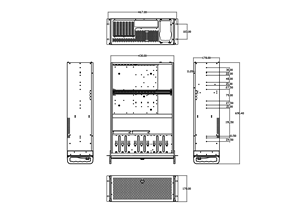 4U-5528-308 premium <strong>computer</strong> <strong>case</strong> Industrial PC <strong>case</strong> Industrial <strong>Computer</strong> <strong>case</strong> sturdy and durable can support customization - Product Image 5