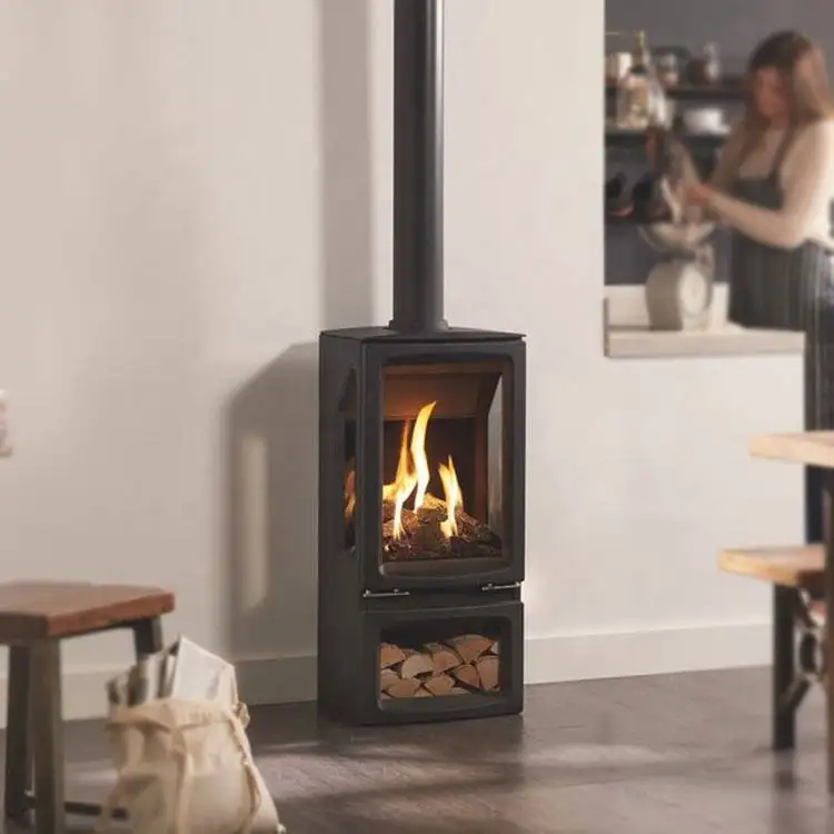 Indoor wood burning stove Cast iron wood burning stove fireplace
