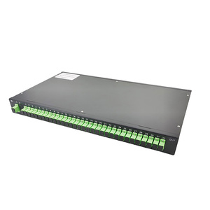 光纤接线板端子盒32端口机架安装PLC分路器托盘 - Product Image 5