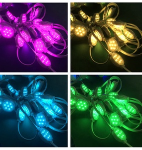 LED Pixel Light 30มม. DC12V แหล่งกำเนิดแสง Led สีเต็มรูปแบบสำหรับจอแสดงผล Led Pixel ป้ายไฟตกแต่งสวนสนุก