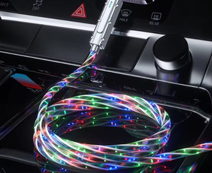 ใหม่ล่าสุด5A ใหม่ไฟ USB ชนิด C 4 in 1 USB สายชาร์จเร็วมินิสาย1A อะแดปเตอร์ไฟข้อมูล USB - Product Image 5
