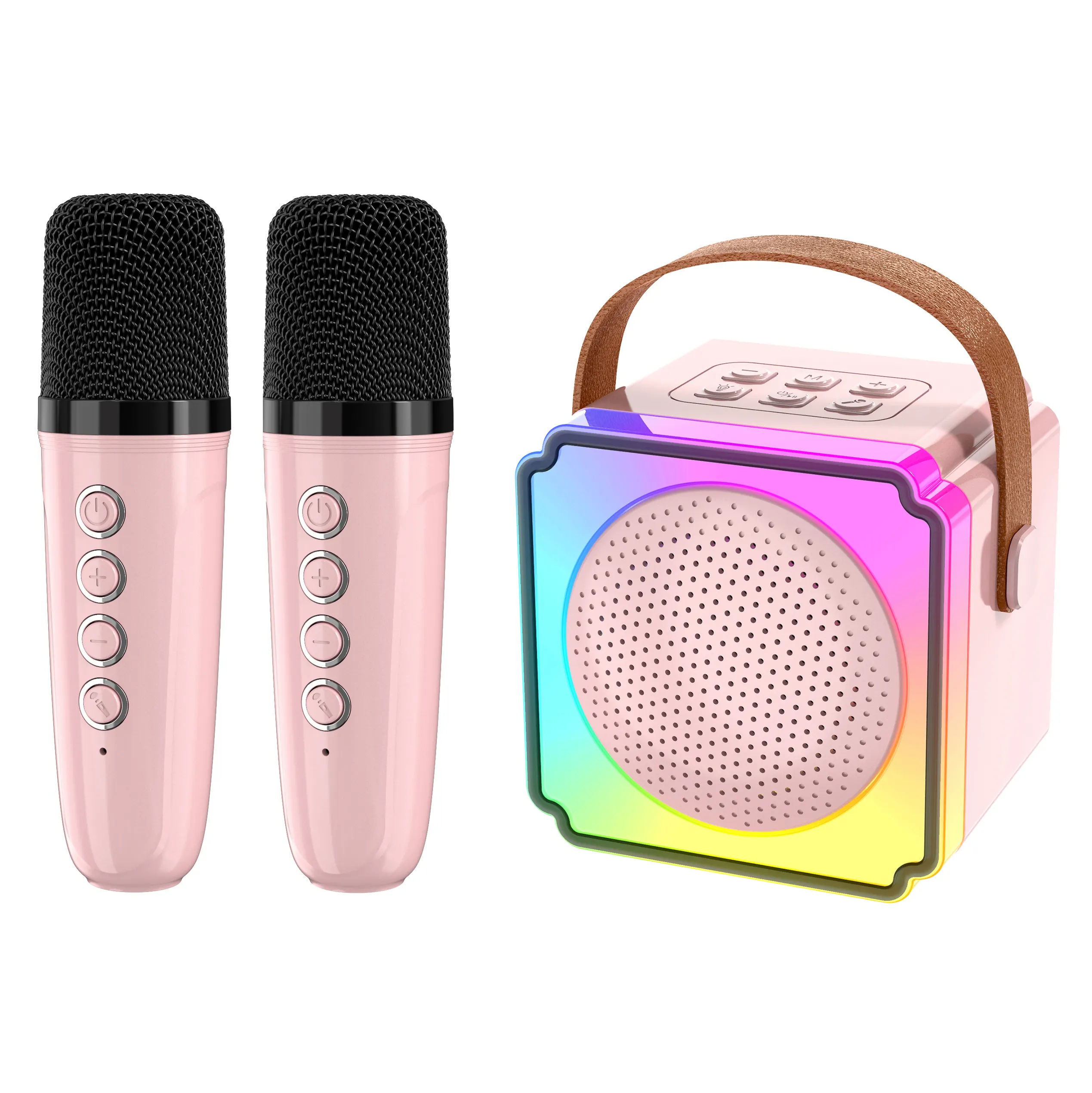 Toptan bluetooth karaoke taşınabilir mini ktv fm radyo hoparlör usb kablosuz bluetooth makinesi mikro karaoke çocuk