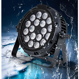 18x10W RGBW 4-in-1 <span class=keywords><strong>LED</strong></span> PAR có thể chống nước ngoài trời sân khấu đám cưới DMX512 IP65 cri90 hợp kim nhôm phẳng mệnh ánh sáng - Product Image 2